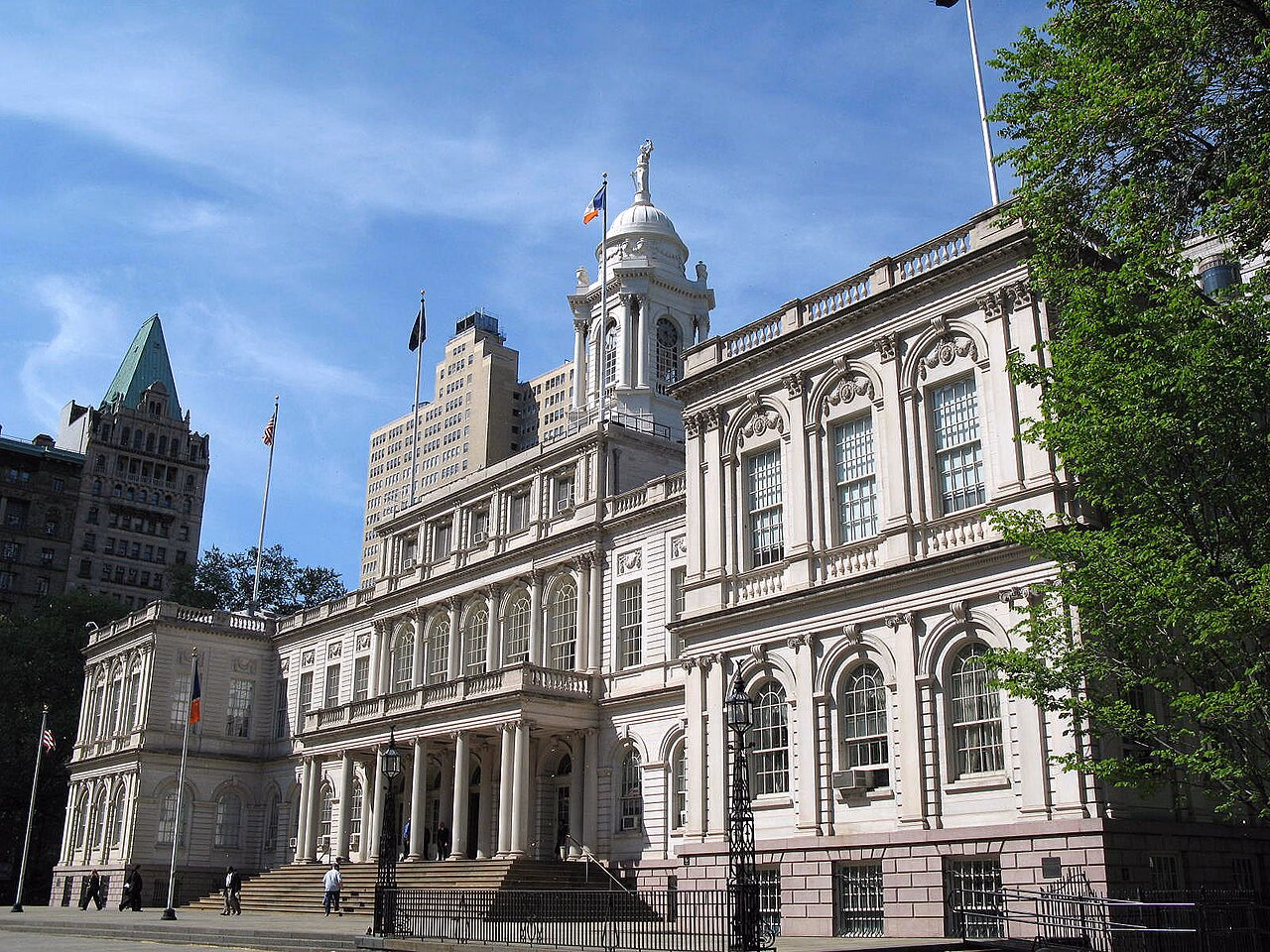 L'Hôtel de Ville de New York où s'est tenue l'audition sous serment